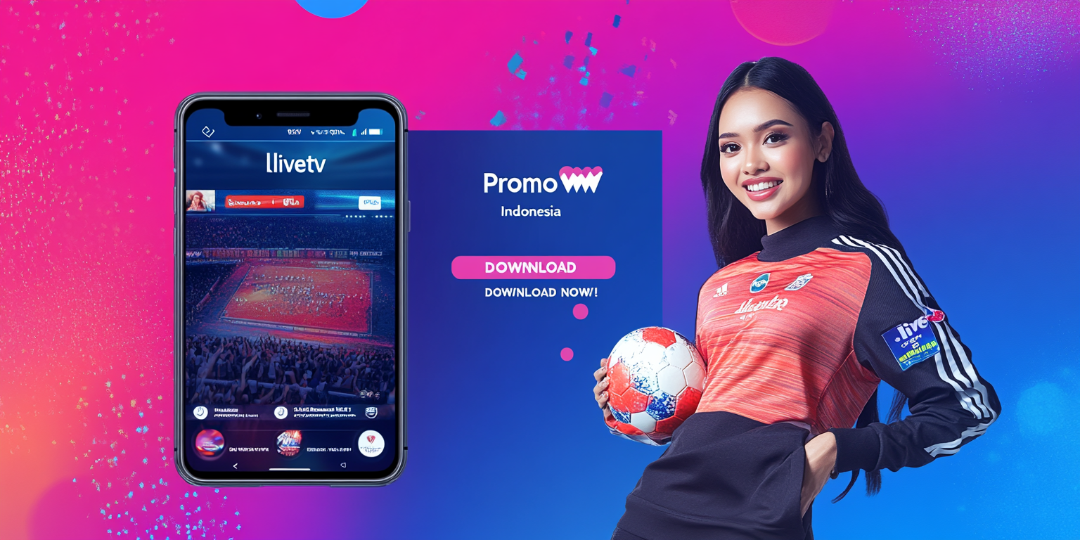 Tampilan Aplikasi LiveTV di Mobile